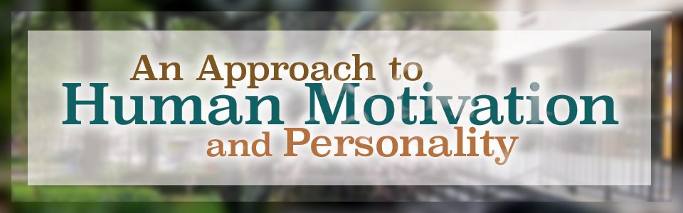 cognitive approach to motivation