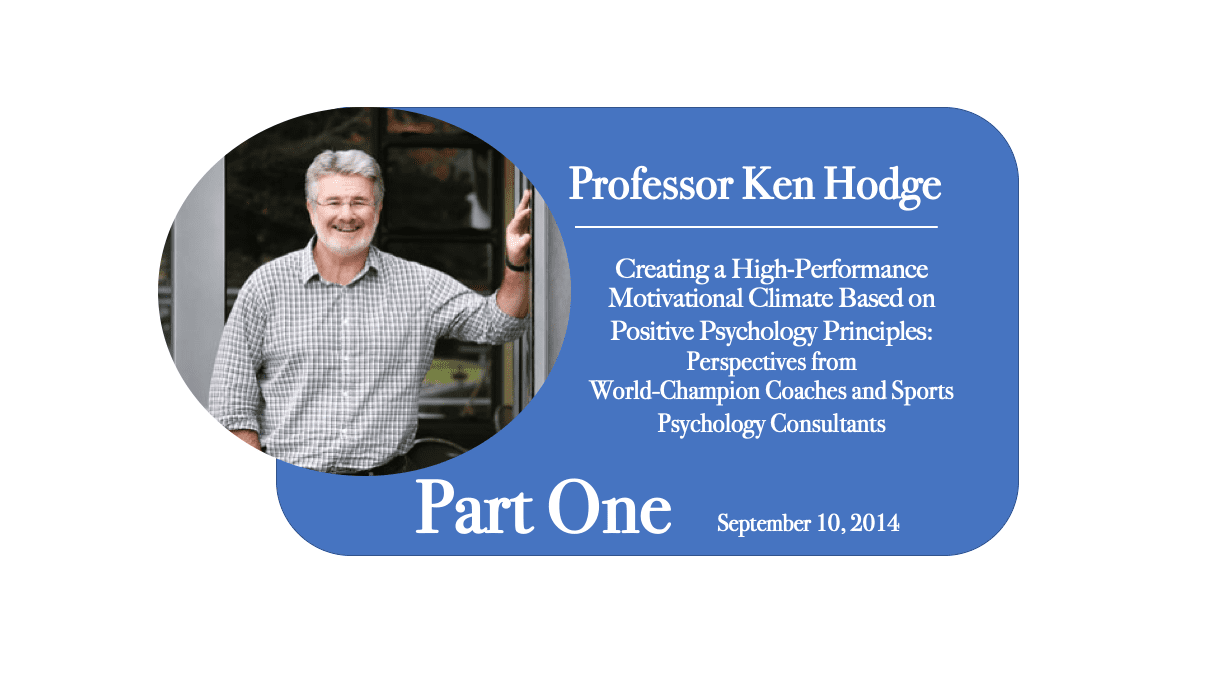 Professor Ken Hodge Presentation at IPPE Part 1